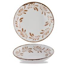 Dudson Harvest Mediterranean Terracotta  Coupe Bowl 9.75"