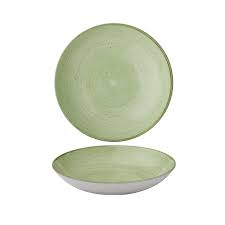 Stonecast Sage Green Evolve Coupe Bowl 9.75Inch