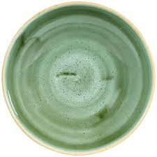 Churchill Stonecast Samphire Green Coupe Bowl 7.25"