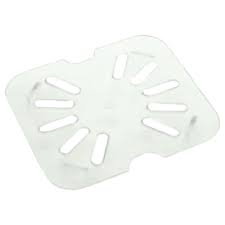 Gastronorm Drain Shelf Polycarbonate Clear 1/3