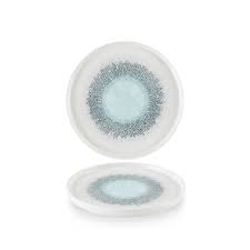 Studio Prints Fusion Blue Walled Plate 10 2/8Inch