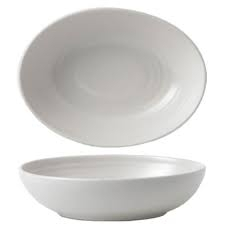 Dudson Evo Pearl Deep Oval Bowl 10 1/2X7 3/4"