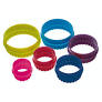 KitchenCraft Colourworks Cookie Cutters Round 6 Piece