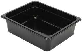 Gastronorm Polycarbonate Black 1/2 100mm 6L