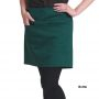 Dennys Short Bar Apron with Pocket Olive Green