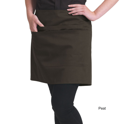 Dennys Short Bar Apron with Pocket Peat