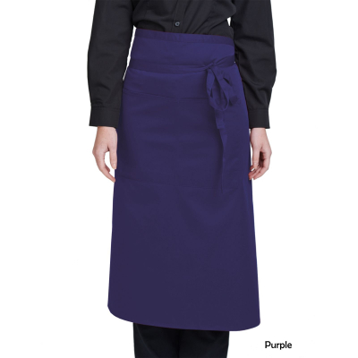Dennys Bistro Apron with Pocket Purple