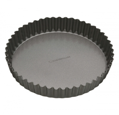 MasterClass Non-Stick Loose Base Fluted Quiche Tin 30cm