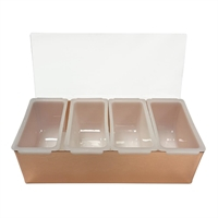 Condiment Dispenser Copper 4 Part 