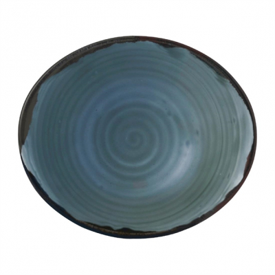 Dudson Harvest Blue  Deep Bowl 7 7/8X6 5/8"