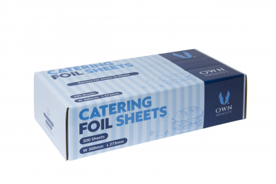 Aluminium Foil Sheets 300x273mm x500