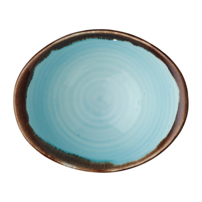 Dudson Harvest Turquoise  Deep Bowl 6 3/4X5 3/4Inch