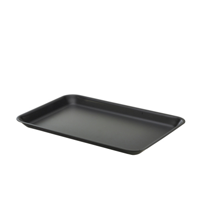 Galvanised Steel Tray 31.5x21.5x2cm Matt Black