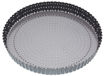 MasterClass Crusty Bake Non-stick Fluted Round Quiche Tin 30cm