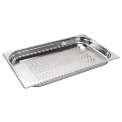 Gastronorm Perforated Stainless Steel 1/1 40mm 4.5L