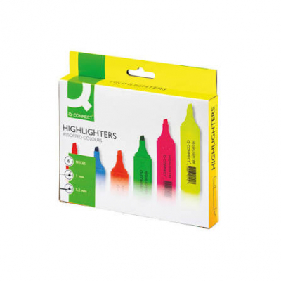 Highlighter Pens Assorted x6