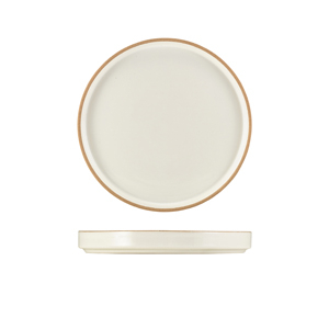 Kava White Stoneware Presentation Plate 20cm