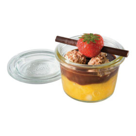 Lidded Glass Display Jar (12 sets) 80ml/3oz