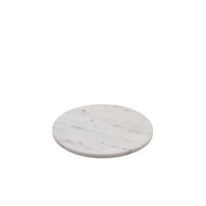 White Marble Platter 20.5cm Dia