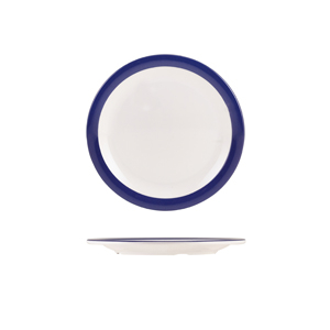Melamine Blue Band Oatmeal Bowl 15.2cm/ 6"