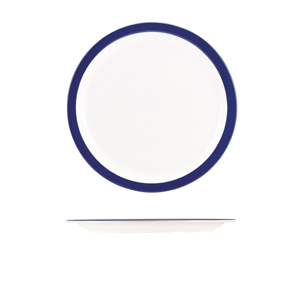 Melamine Blue Band Plate 2.5cm/ 9Inch