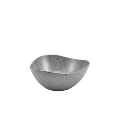 Melamine Grey Granite Triangular Buffet Bowl 25cm