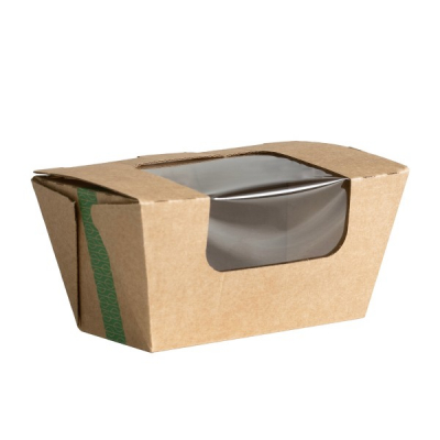 Hot Box Microflute Hinged Window 5x3" x480