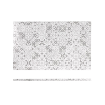 White Marrakesh Melamine GN 1/1 Slab 53 x 32.5cm