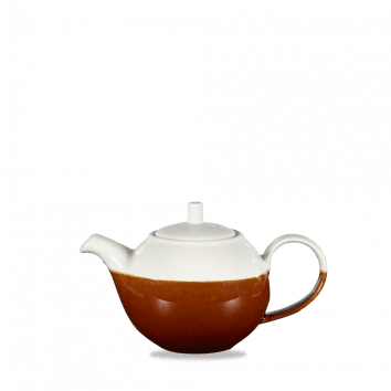Churchill Monochrome Cinnamon Brown Profile Beverage Pot 15oz