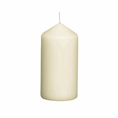 Pillar Candle Ivory 120x60mm x12