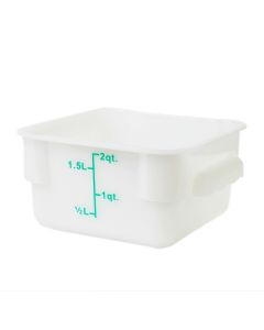 Food Storage Container Polypropylene Clear 1.9L