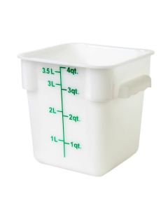 Food Storage Container Polypropylene Clear 3.8L