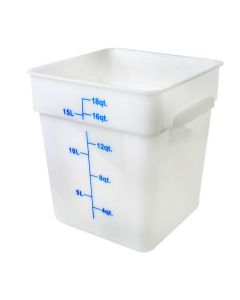 Food Storage Container Polypropylene Clear 17L