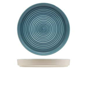 Miro Porcelain Blue Presentation Plate 26cm