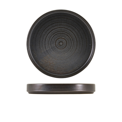 Terra Porcelain Black Presentation Plate 20.5cm