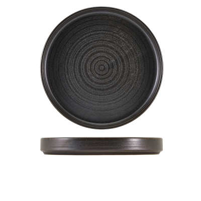 Terra Porcelain Black Presentation Plate 26cm