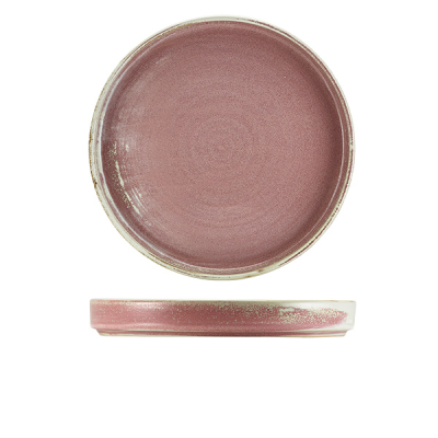 Terra Porcelain Rose Presentation Plate 26cm