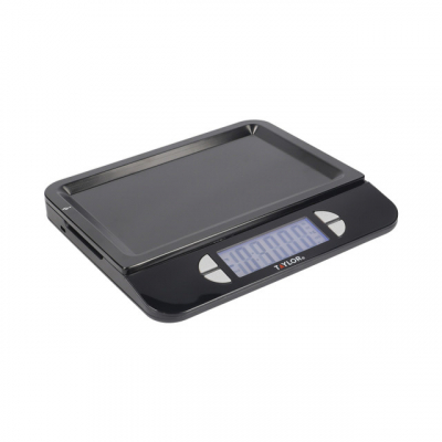 Taylor Pro Accurate USB-Rechargeable Kitchen Scales with Tare Function in Gift Box Stainless Steel