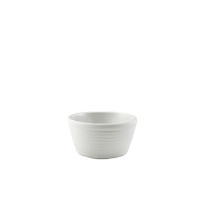 Melamine Matt White Ripple Ramekin 68ml/2.4oz
