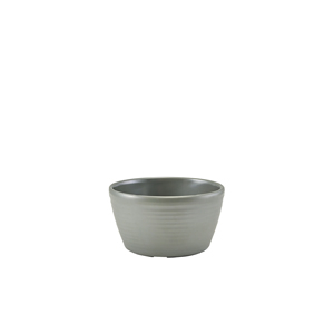 Melamine Matt Grey Ripple Ramekin 113ml/ 4oz