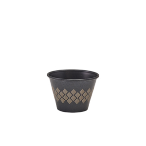 Metallic Black Diamond Ramekin 71ml/ 2.5oz