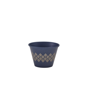 Metallic Blue Diamond Ramekin 71ml/ 2.5oz