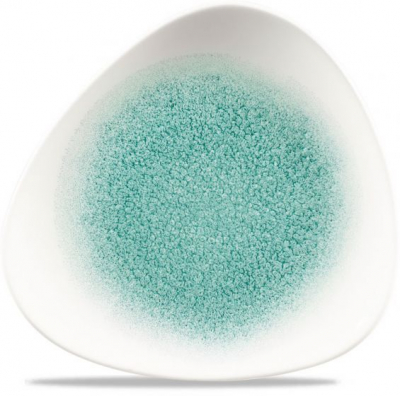 Churchill Raku Jade Green Lotus Plate 9Inch