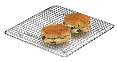 KitchenCraft Cake Cooling Tray Square Chrome Plated 25cm