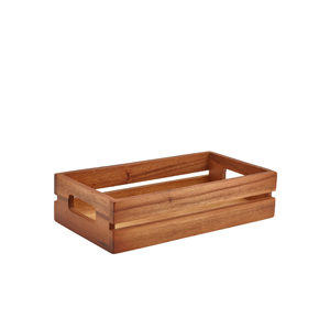 Acacia Wood Low Box/ Riser GN 1/3