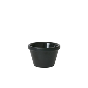 Ramekin Melamine Smooth Black 1.5oz