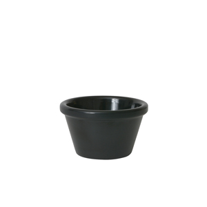 Ramekin Melamine Smooth Black 3oz