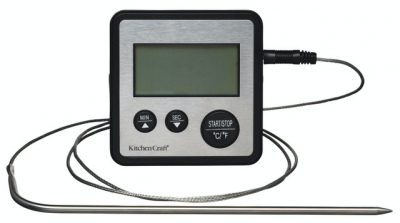 KitchenCraft Digital Cooking Thermometer and Timer