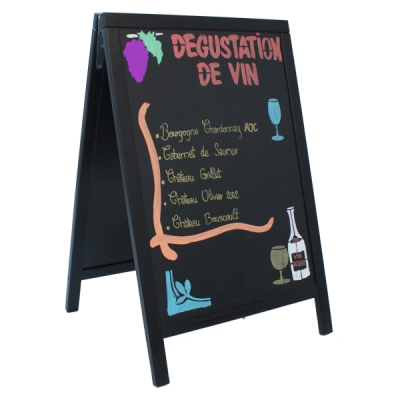 Duplo A-Board 55X85cm, Black