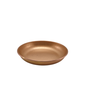 Copper Vintage Steel Coupe Plate 20cm